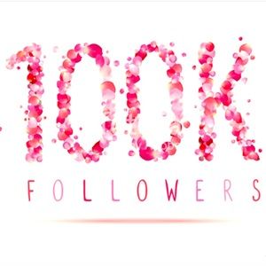 Yay!!! 100k followers!! Thank you!